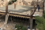 بتن ریزی سقف اول در پروژه مجتمع تجاری، خدماتی راسته‌کوچه