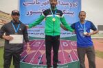 درخشش همکار شرکت آب و فاضلاب آذربایجان شرقی در مسابقات دو و میدانی پیشکسوتان کشور