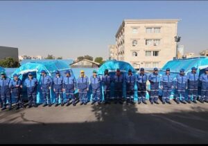 مانور تمرینی تیم واکنش سریع شرکت آب و فاضلاب بهمنظور حضور در مانور سراسری استقرار در اصفهان برگزار شد