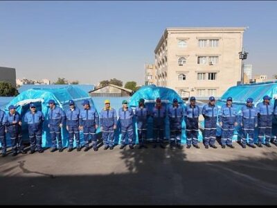 مانور تمرینی تیم واکنش سریع شرکت آب و فاضلاب به‌منظور حضور در مانور سراسری استقرار در اصفهان برگزار شد