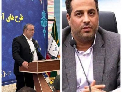 تقدیر نماینده مردم شریف مراغه و عجب‌شیردر مجلس شورای اسلامی ، از مدیرعامل شرکت مهندسی آب و فاضلاب کشور در آیین افتتاح طرح‌های آبرسانی مراغه