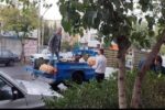 جمع‌آوری ۱۶۴ خودرو و طبق میوه فروش سد معبری ازسطح منطقه ۴