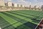 اتمام پروژه نصب چمن مصنوعی و فنس‌کشی زمین ورزشی پارک نیاوران