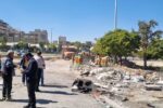 پاکسازی مکانیزه محل بلال‌فروشان میدان ائل‌گلی