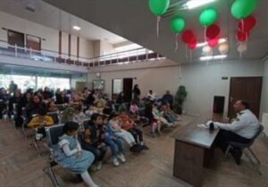 برگزاری کارگاه آموزشی فرهنگ ترافیک برای کودکان در منطقه ۷ تبریز