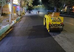 توزیع ۱۷۳ تن آسفالت طی هفته گذشته در محدوده مرکزی تبریز