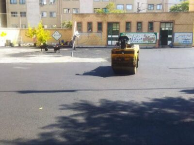 بهسازی محوطه دو مرکز تحصیلی توسط شهرداری منطقه ۲