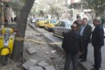 افزایش دو برابری عرض پیادهرو ها در پروژه سنگفرش تربیت غربی