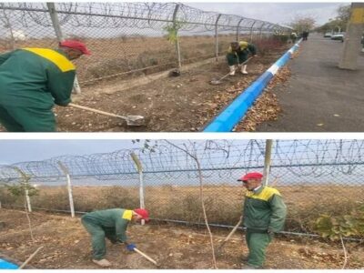 اجرای طرح سامان‌دهی و تقویت فضای سبز شهری تبریز/ تداوم سبزینگی در جاده خلبان
