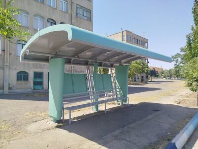 ایستگاههای اتوبوس جنوب غرب تبریز چهره‌ای جدید می‌گیرند