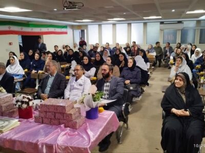 برگزاری جشن ایثار به مناسبت بزرگداشت روز پرستار در بیمارستان آموزشی، پژوهشی شهید آیت الله طالقانی