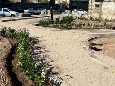 آغاز عملیات ایجاد فضای سبز در بوستان دمشقیه