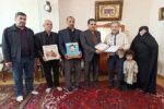 دیدار فرمانده و اعضای شورای پایگاه مقاومت امام علی (ع) با خانواده شهید والامقام مجید بهبودیان