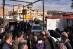 برپایی موکب فاطمیه با توزیع ۳ هزار نذری توسط سازمان عمران تبریز در میدان ساعت