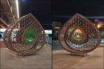 نصب المان ایام فاطمیه (س) در سطح منطقه یک