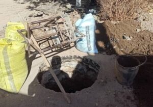 حفر چاه جذبی در بلوار چایکنار