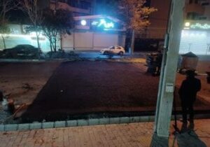 اجرای عملیات سرعتکاه‌های مسیر رودکی واقع در ولیعصر (عج)