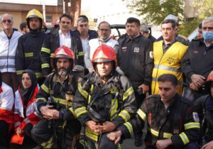 برگزاری مانور عملیاتی اطفاء و امداد نجات در بیمارستان طالقانی تبریز