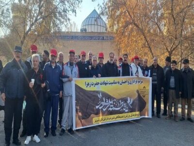 مراسم عزاداری ایام شهادت حضرت فاطمه زهرا (س) در مجموعه تاریخی تفریحی ائل گؤلی تبریز برگزار شد