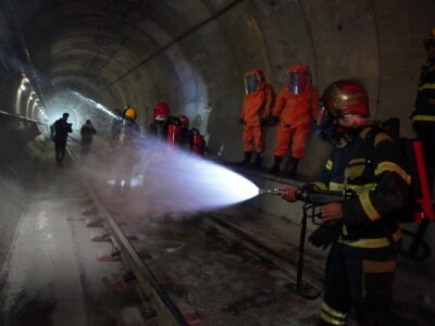 آمادگی عملیاتی آتشنشانی برای مقابله با حوادث مترویی