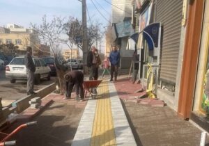 پیشرفت ۳۰ درصدی پروژه کفسازی خیابان المهدی شهرک ارم