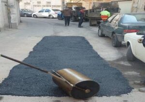 توزیع ۱۰ تن آسفالت طی هفته گذشته در محدوده مرکزی تبریز