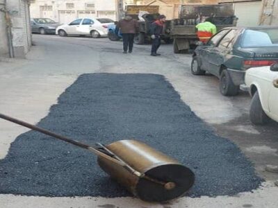 توزیع ۱۰ تن آسفالت طی هفته گذشته در محدوده مرکزی تبریز