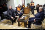 حضور استاندار آذربایجان شرقی در مرکز کنترل ترافیک شهر تبریز و مرکز مدیریت راه‌های استان