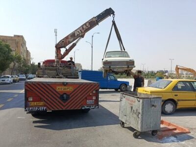 جمع آوری بیش از ۱۲۵ دستگاه خودروی فرسوده از معابر تبریز
