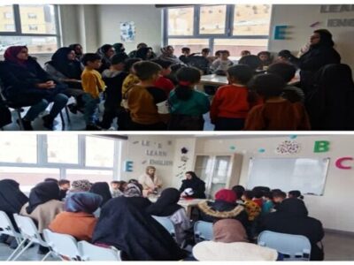 برگزاری کارگاه آموزش پخت کیک صبحانه با عنوان "بوی گرم خانه" با حضور مادران و کودکان در فرهنگسرای شهدای لاله عباسی
