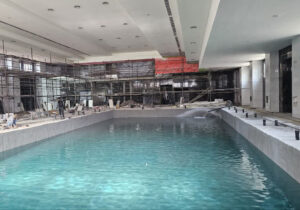 استخر ۸۵۰ میلیارد ریالی تجلائی آبگیری شد