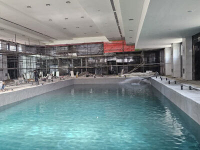 استخر ۸۵۰ میلیارد ریالی تجلائی آبگیری شد