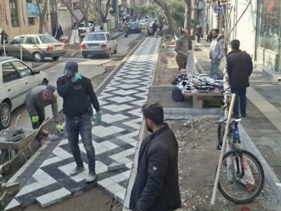 سنگفرش تربیت غربی (بالا تربیت) تا پایان سال تکمیل میشود