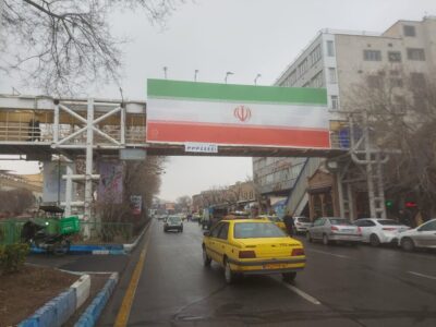 فضاسازی شهری به مناسبت ۲۲ بهمن روز پیروزی انقلاب اسلامی ایران
