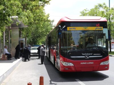 خدمات رایگان اتوبوس های مسیر BRT در روز ۲۲ بهمن ۱۴۰۴