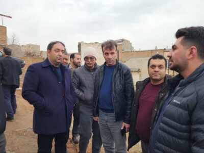بازدید شهردار منطقه یک از پروژه مسیرگشایی خیابان شهید ناموری