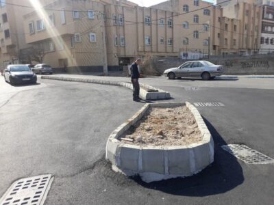 اتمام اصلاح هندسی خیابان آفتاب توسط شهرداری منطقه ۲
