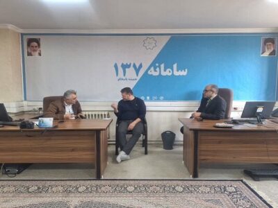 حضور مدیرعامل سازمان سیما، منظر و فضای سبز در مرکز سامانه ۱۳۷ برای پاسخگویی مستقیم به شهروندان