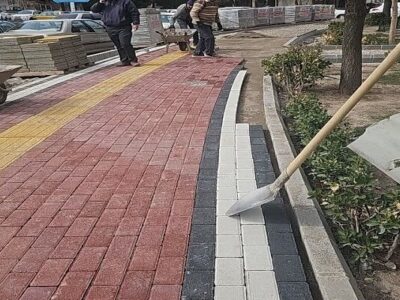 ساماندهی بوستان هاشمیه، با نوسازی جداول و سنگفرش این پارک