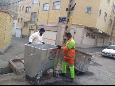 نوسازی و جایگزینی باکسهای زباله در منطقه ۷ در آستانه فصل بهار
