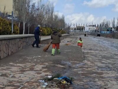 تنظیف و پاکسازی مهرانهرود