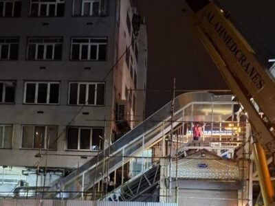 نصب دومین پله برقی جدید در پل عابرگذر دارایی