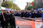 حضور مدیرعامل و کارکنان آبفای آذربایجان شرقی در آیین عزاداری چهلم رهبر شهید انقلاب حضرت آیتالله خامنهای