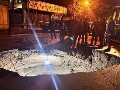 پایان عملیات شبانه مهار ترکیدگی لوله در خیابان ارهگر تبریز؛ بازگشت سریع پایداری شبکه آب