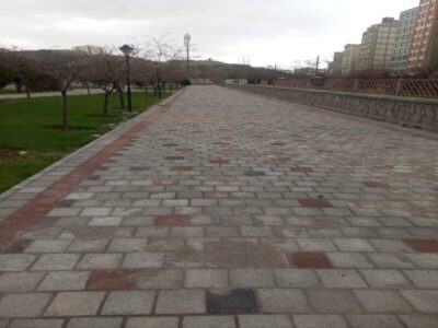 اتمام کف سازی پارک سلامت توسط شهرداری منطقه ۲