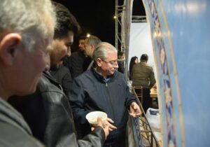 برپایی موکب شهرداری منطقه ۳ در میدان ساعت