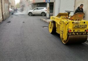 لکه گیری و آسفالت ریزی کوچه دل حامد