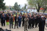 برپایی نماز "وحدت و همبستگی" در محوطه باز شهرداری منطقه ۷ تبریز