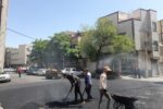 تداوم نهضت بهسازی معابر در شمالغرب تبریز؛ توزیع ۶۰۰ تن آسفالت طی یک هفته گذشته