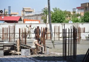 بتنریزی سقف طبقه اول پروژه بازآفرینی شهری اطلس